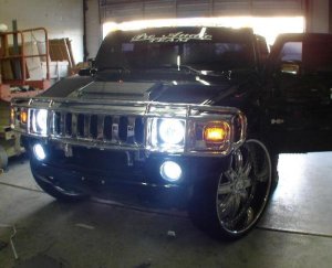 Hummer H2 Fog Light Halo Kit - ORACLE Lighting - Green - `03-`10